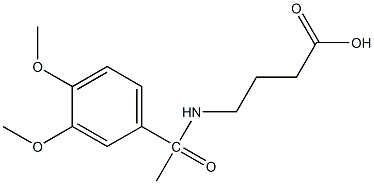 4-[1-(3,4-dimethoxyphenyl)acetamido]butanoic acid