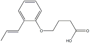 4-[2-(prop-1-en-1-yl)phenoxy]butanoic acid