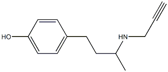 4-[3-(prop-2-yn-1-ylamino)butyl]phenol