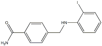 4-{[(2-iodophenyl)amino]methyl}benzamide