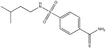 4-{[(3-methylbutyl)amino]sulfonyl}benzenecarbothioamide