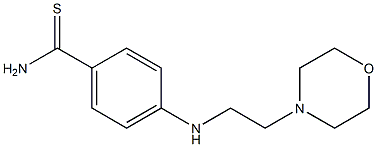 4-{[2-(morpholin-4-yl)ethyl]amino}benzene-1-carbothioamide