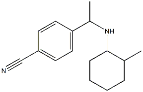 4-{1-[(2-methylcyclohexyl)amino]ethyl}benzonitrile