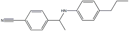 4-{1-[(4-propylphenyl)amino]ethyl}benzonitrile
