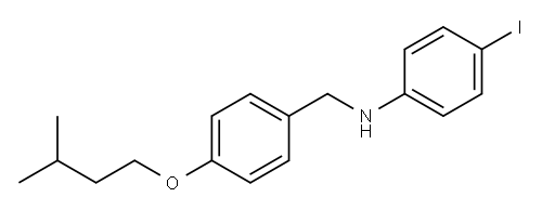 4-iodo-N-{[4-(3-methylbutoxy)phenyl]methyl}aniline