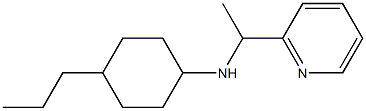 4-propyl-N-[1-(pyridin-2-yl)ethyl]cyclohexan-1-amine