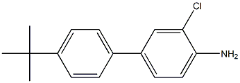 4'-tert-butyl-3-chloro-1,1'-biphenyl-4-amine 结构式