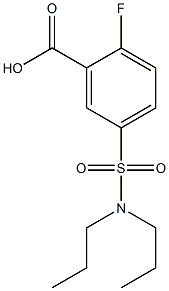 5-(dipropylsulfamoyl)-2-fluorobenzoic acid