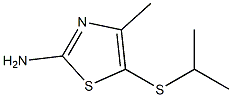5-(isopropylthio)-4-methyl-1,3-thiazol-2-amine