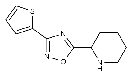5-(piperidin-2-yl)-3-(thiophen-2-yl)-1,2,4-oxadiazole