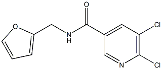 5,6-dichloro-N-(furan-2-ylmethyl)pyridine-3-carboxamide