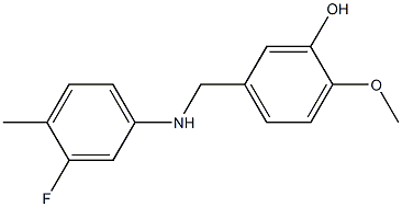 5-{[(3-fluoro-4-methylphenyl)amino]methyl}-2-methoxyphenol