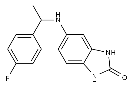 5-{[1-(4-fluorophenyl)ethyl]amino}-2,3-dihydro-1H-1,3-benzodiazol-2-one