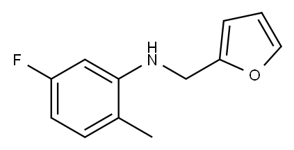 5-fluoro-N-(furan-2-ylmethyl)-2-methylaniline