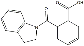 6-(2,3-dihydro-1H-indol-1-ylcarbonyl)cyclohex-3-ene-1-carboxylic acid