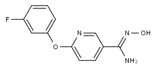 6-(3-fluorophenoxy)-N'-hydroxypyridine-3-carboximidamide