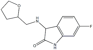 6-fluoro-3-[(oxolan-2-ylmethyl)amino]-2,3-dihydro-1H-indol-2-one