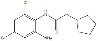 N-(2-amino-4,6-dichlorophenyl)-2-pyrrolidin-1-ylacetamide
