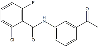 N-(3-acetylphenyl)-2-chloro-6-fluorobenzamide