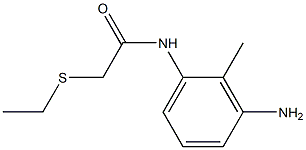 N-(3-amino-2-methylphenyl)-2-(ethylsulfanyl)acetamide
