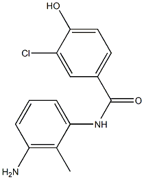 N-(3-amino-2-methylphenyl)-3-chloro-4-hydroxybenzamide