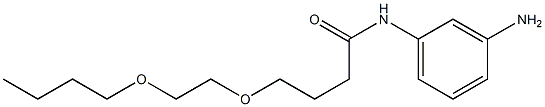 N-(3-aminophenyl)-4-(2-butoxyethoxy)butanamide