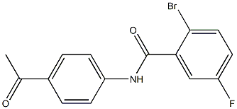N-(4-acetylphenyl)-2-bromo-5-fluorobenzamide