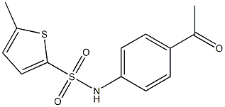 N-(4-acetylphenyl)-5-methylthiophene-2-sulfonamide
