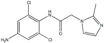 N-(4-amino-2,6-dichlorophenyl)-2-(2-methyl-1H-imidazol-1-yl)acetamide