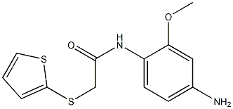 N-(4-amino-2-methoxyphenyl)-2-(thiophen-2-ylsulfanyl)acetamide