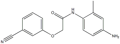 N-(4-amino-2-methylphenyl)-2-(3-cyanophenoxy)acetamide