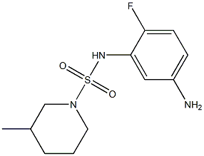 N-(5-amino-2-fluorophenyl)-3-methylpiperidine-1-sulfonamide