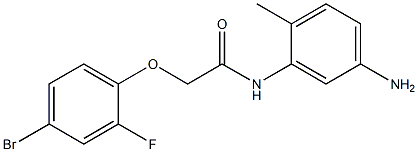 N-(5-amino-2-methylphenyl)-2-(4-bromo-2-fluorophenoxy)acetamide