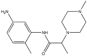 N-(5-amino-2-methylphenyl)-2-(4-methylpiperazin-1-yl)propanamide