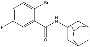 N-(adamantan-1-yl)-2-bromo-5-fluorobenzamide Struktur