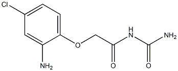N-(aminocarbonyl)-2-(2-amino-4-chlorophenoxy)acetamide