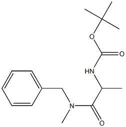 tert-butyl 2-[benzyl(methyl)amino]-1-methyl-2-oxoethylcarbamate