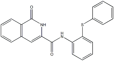 3-Isoquinolinecarboxamide,  1,2-dihydro-1-oxo-N-[2-(phenylthio)phenyl]-