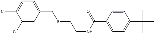 4-tert-butyl-N-{2-[(3,4-dichlorobenzyl)sulfanyl]ethyl}benzamide