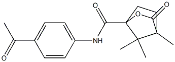 N-(4-acetylphenyl)-4,7,7-trimethyl-3-oxo-2-oxabicyclo[2.2.1]heptane-1-carboxamide