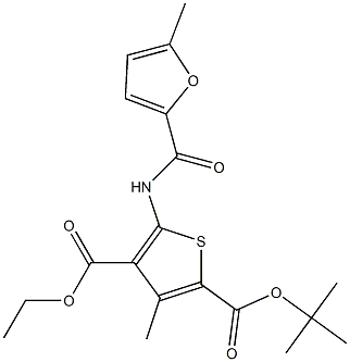 2-tert-butyl 4-ethyl 3-methyl-5-[(5-methyl-2-furoyl)amino]-2,4-thiophenedicarboxylate