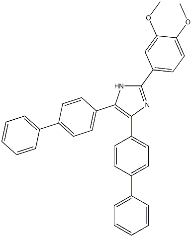 4,5-di[1,1'-biphenyl]-4-yl-2-(3,4-dimethoxyphenyl)-1H-imidazole