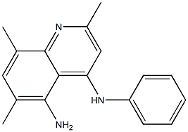 N-(5-amino-2,6,8-trimethyl-4-quinolinyl)-N-phenylamine