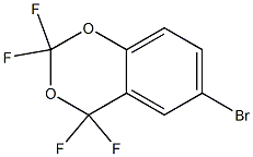 6-Bromo-2,2,4,4-tetrafluoro-1,3-benzodioxan, 97+% Structure