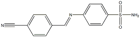 4-{[(E)-(4-cyanophenyl)methylidene]amino}benzenesulfonamide