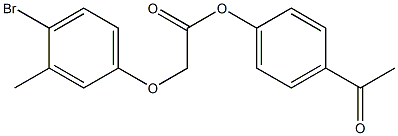 4-acetylphenyl 2-(4-bromo-3-methylphenoxy)acetate