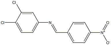 3,4-dichloro-N-[(E)-(4-nitrophenyl)methylidene]aniline