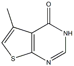 5-甲基-3,4-二氢噻吩并[2,3-D]嘧啶-4-酮 结构式