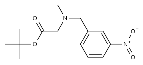 2-(N-(3-硝基苄基)-N-甲基胺)乙酸叔丁醇酯