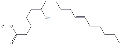 (E)-6-Hydroxy-11-octadecenoic acid potassium salt